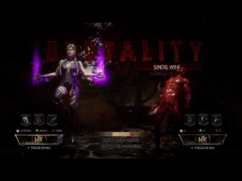Mortal kombat 11 sindel brutality tutorial:  super sonic exfoliator
