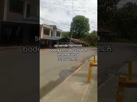 se vende bodega bien ubicada en ISNOS HUILA info 3105602923