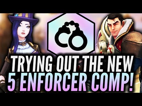 NEW 5 Enforcer Grants 80% Attack Speed to All Enforcers! | Teamfight Tactics Set 6.5 Patch 12.9