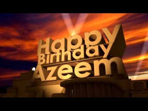Happy Birthday Azeem