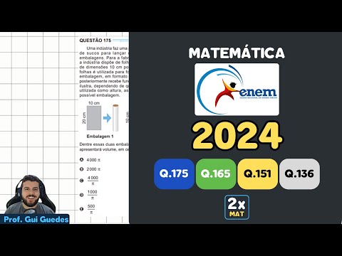 Resolução Matemática ENEM 2024 - Questão 175 - Caderno Azul | Uma indústria faz uma parceria com uma