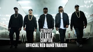 Video trailer för Straight Outta Compton - Red Band Trailer with Introduction from Dr. Dre and Ice Cube (HD)(Official)