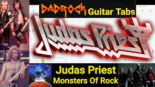 Monsters Of Rock - Judas Priest - Guitar + Bass TABS Lesson
