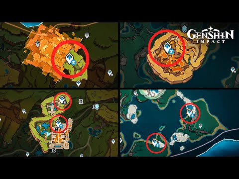 All Hidden and Underground Teleport Waypoint Natlan | Genshin Impact 5.0