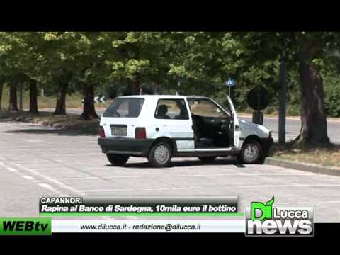 Rapina al Banco di Sardegna, 10 mila euro il bottino - Dì News - 12 luglio 2012