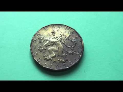 Coin from 1993 - 20 Kc of the Ceska Republika
