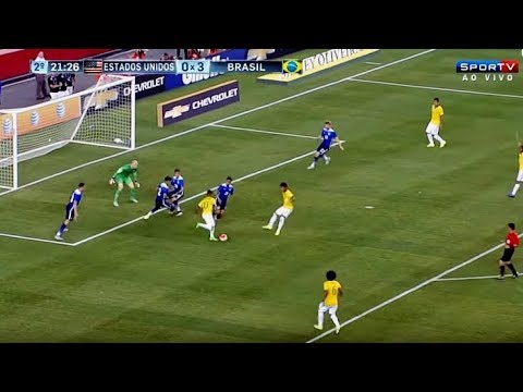 NEYMAR ► ALL 4 GOALS VS USA / With Commentary