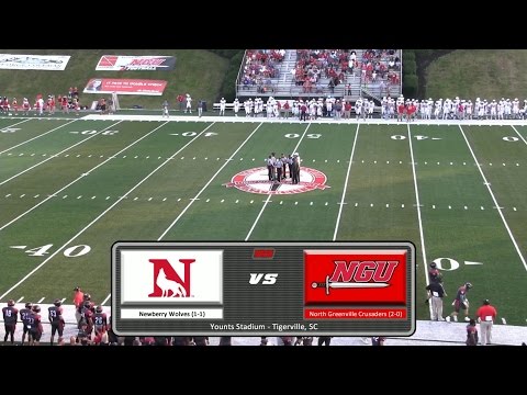 NGU Football 2016 - North Greenville vs. Newberry Highlights