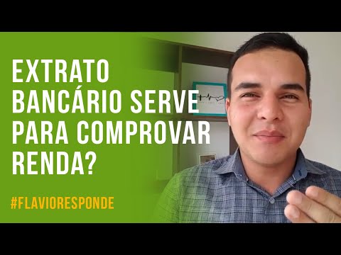Vídeo: Extrato bancário: serve como comprovante de renda