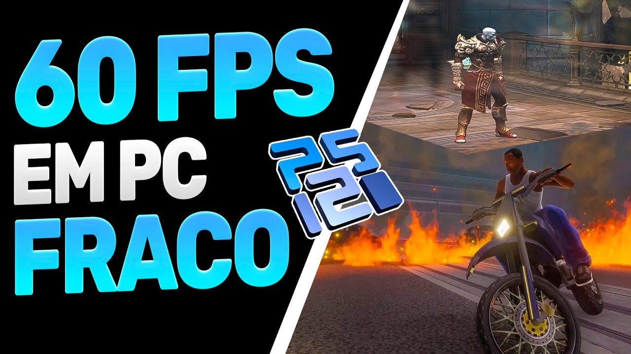 QUALQUER JOGO a 60FPS em PC FRACO PCSX2 - MELHOR CONFIGURAÇÃO!