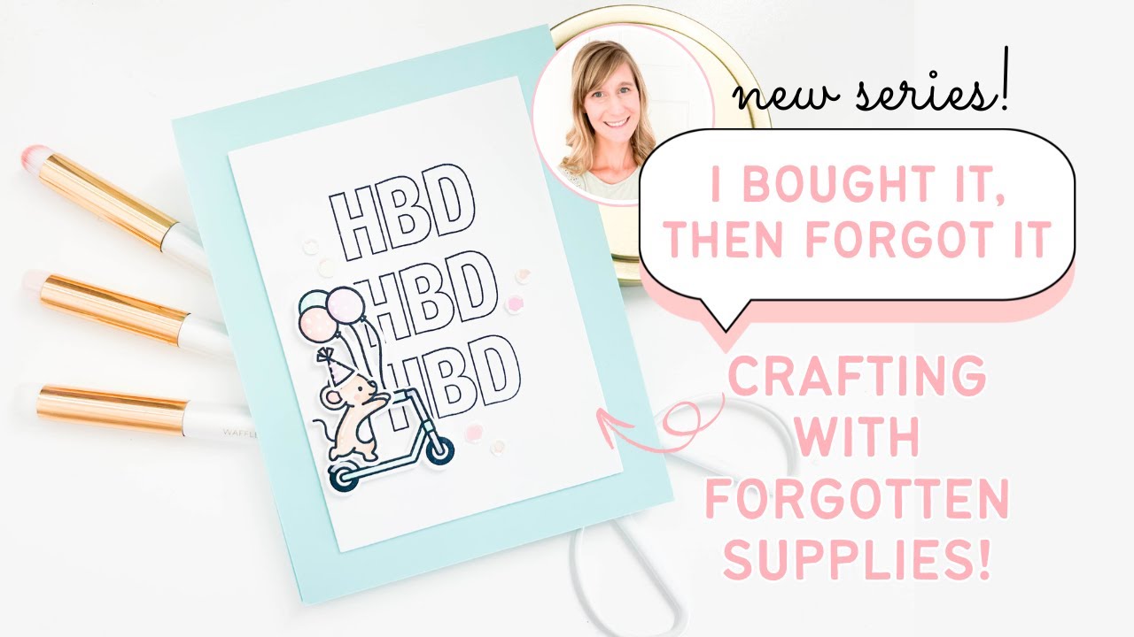 I Bought It...Then Forgot It! | Episode 1 : Crafting with Forgotten Supplies