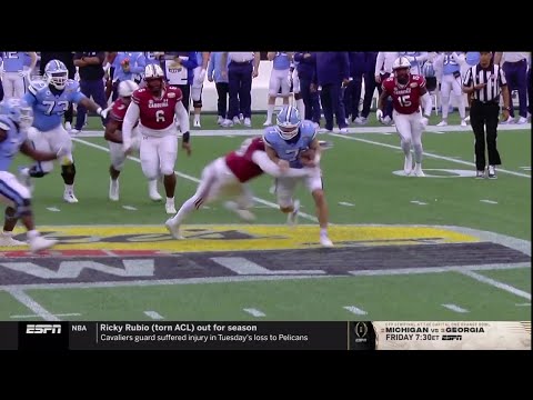 2021 Dukes Mayo Bowl USC vs UNC - Jabari Ellis Sack