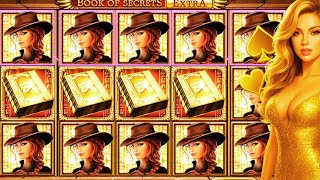 BIG WIN Slot Book of Secrets Extra | Synot Free Spins & Mega Bonus Feature!