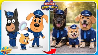 Jogos Incríveis DETETIVE LABRADOR 🕵️🐶Dobie, Papillon, Panda, Sheriff Cane Corso, Dr. Antel