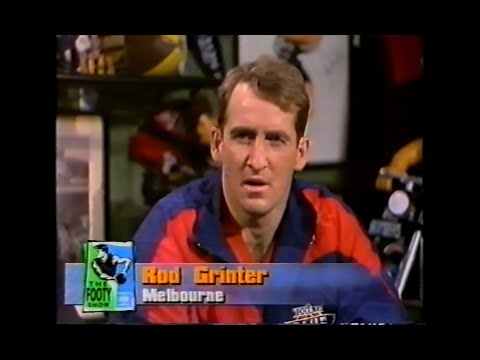 Rod Grinter Interview - Melbourne - Sunday Footy Show - Sports World - 1994 Round 2 - AFL