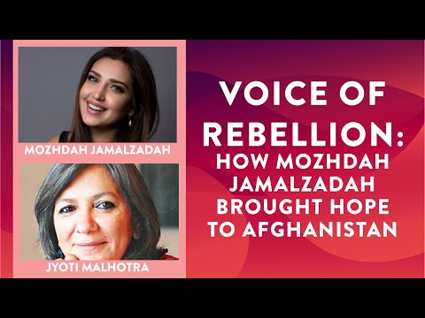 Voice of Rebellion: How Mozhdah Jamalzadah Brought Hope to Afghanistan | Jaipur Literature Festival
