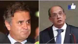 A conversa entre Aécio Neves e Gilmar Mendes interceptada pela PF