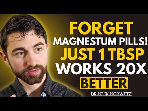 Before You Buy Magnesium Glycinate Again, Watch THIS (FOOD Works 20x Better) | Dr. Nick Norwitz