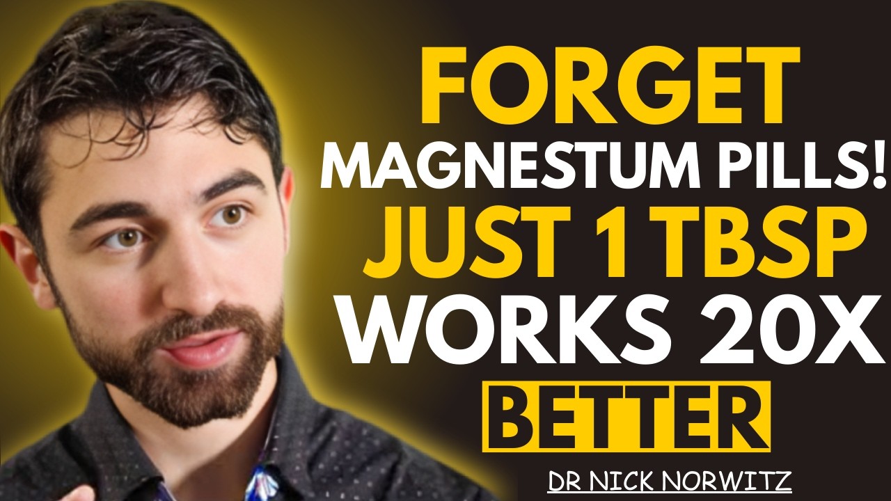 Before You Buy Magnesium Glycinate Again, Watch THIS (FOOD Works 20x Better) | Dr. Nick Norwitz