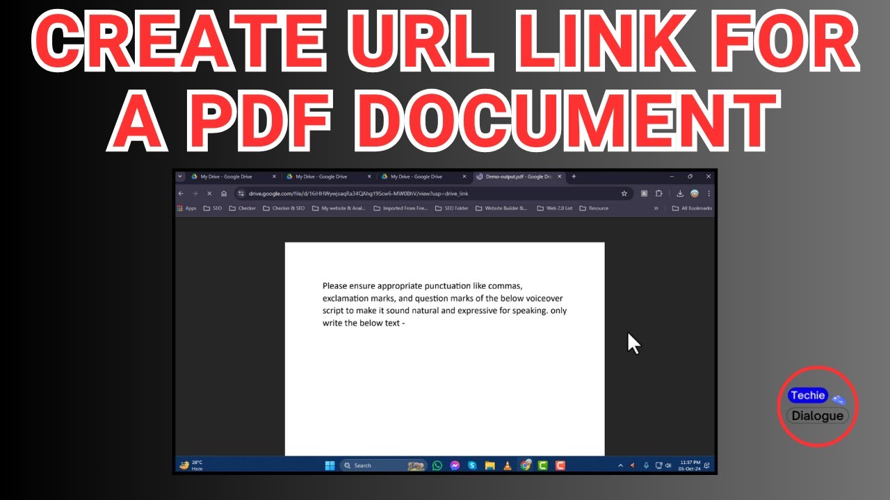 How to Create a URL Link for a PDF Document