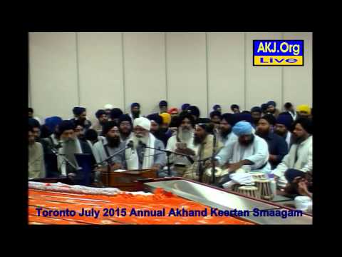118 Toronto July 2015 Smaagam - Raensabaayee Keertan - Bh. Tejinderpal Singh Jee