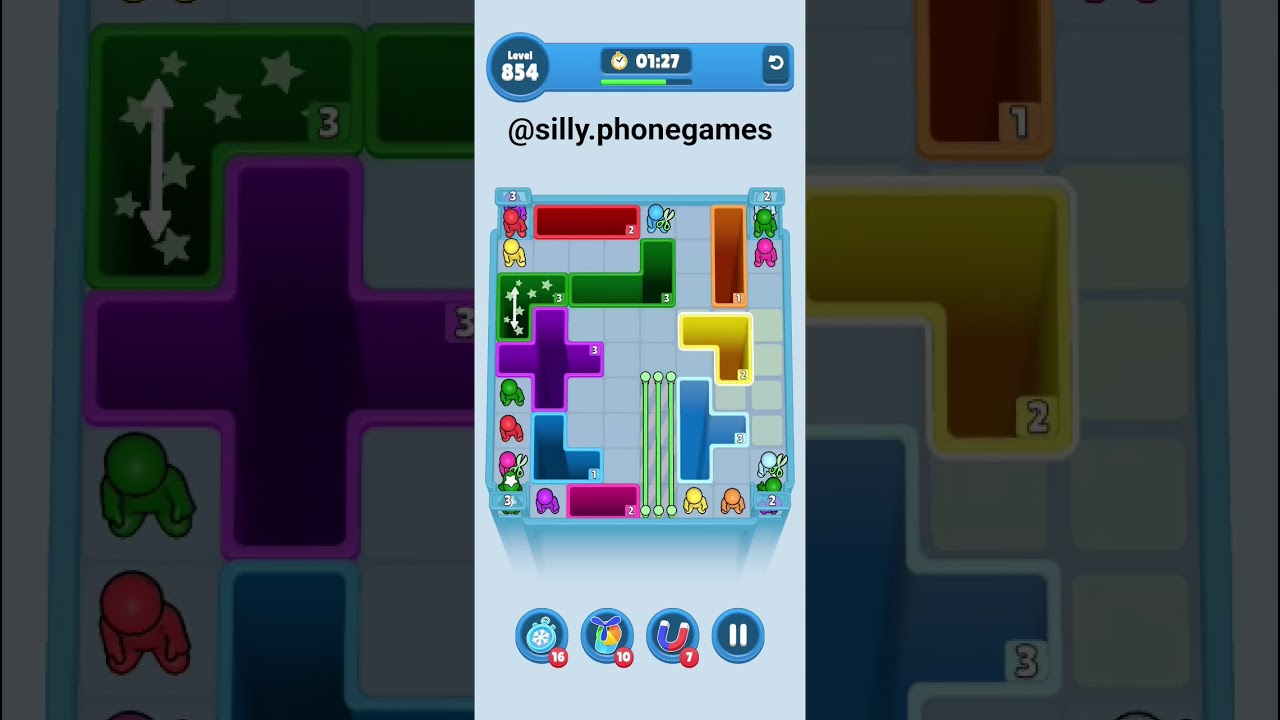 Drop Away Level 854 Walkthrough Solution