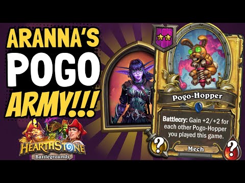 ARANNA + POGOS IS CRAZY!! But Can It Actually Work? | Battlegrounds | Hearthstone