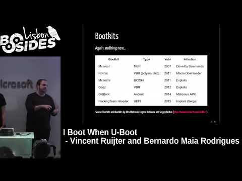 BSidesLisbon 2017   I Boot when U Boot by Vincent Ruijter and Bernardo Maia Rodrigues