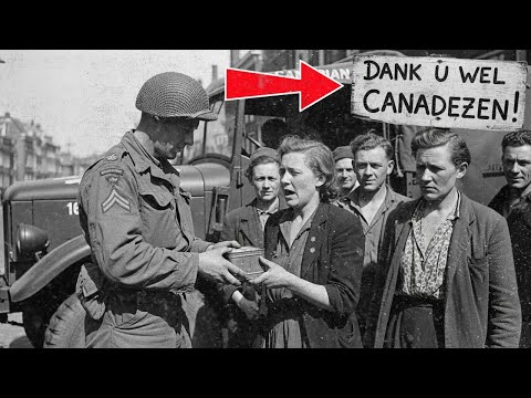 Dutch Civilians Couldn't Believe The Canadian Soldiers Were Giving Them Their Own Food