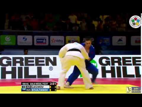 Judo 2015 Grand Slam Baku: Gasimov (AZE) - Bisultanov (RUS) [-100kg] final