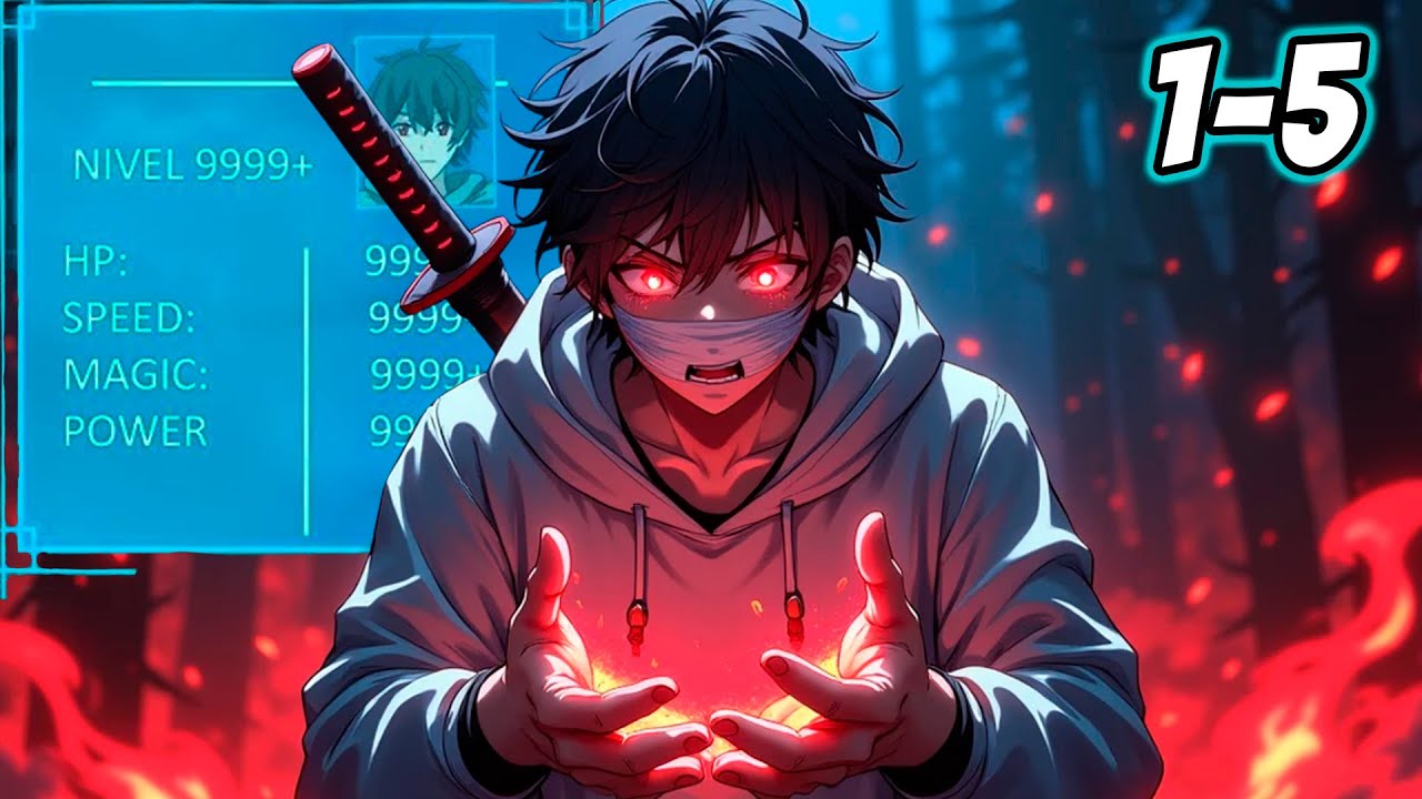 [1-5] ELE PEGOU NÍVEL MÁXIMO SEM QUERER MAS DECIDIU ESCONDER ISSO...- Resumo Manhwa