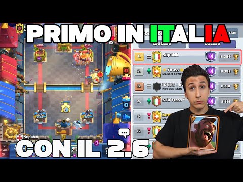 8.350 COPPE - Il MIGLIOR PLAYER ITALIANO con il 2.6 DECK