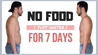 Guy Tries 7 DAY WATER FAST DIET💧 No Food for A Week Results