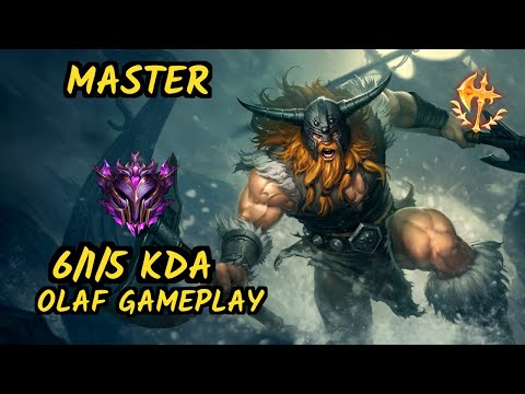 CNB Yampi (OLAF) vs KHA'ZIX - 6/1/5 KDA JUNGLE GAMEPLAY - BR Ranked MASTER