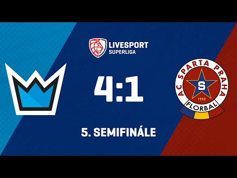 5. semifinále | Předvýběr.CZ Florbal MB - ACEMA Sparta Praha 4:1