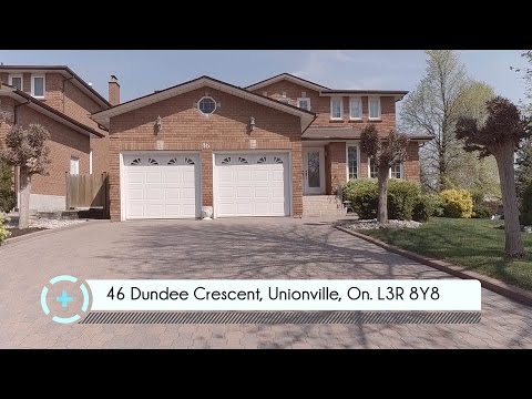 46 Dundee Crescent, Unionville, On. L3R 8Y8 / HD / Virtual Tour