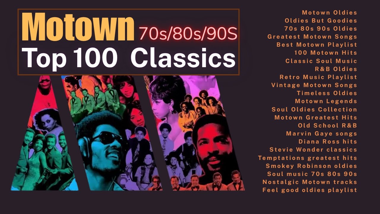 🎙️ Top 100 Motown Classics – Soul & R&B Oldies from the 70s, 80s, 90s | Timeless Hits Playlist