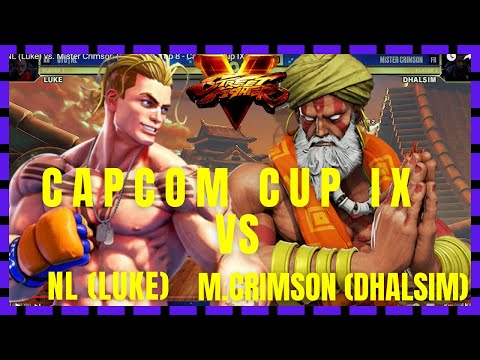 NL (Luke) vs. Mister Crimson (Dhalsim) - Top 8 - Capcom Cup IX Street Fighter v 5 sfv