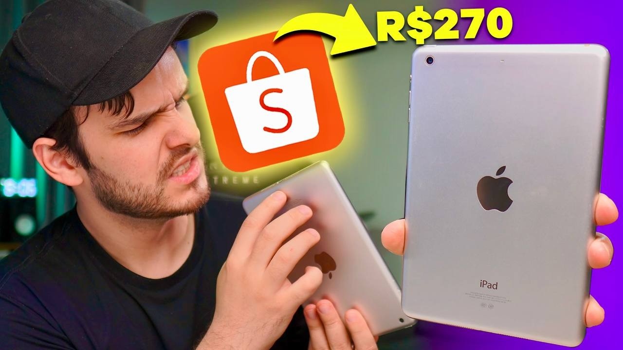 COMPREI um IPAD MINI na SHOPEE e DEU TUDO ERRADO