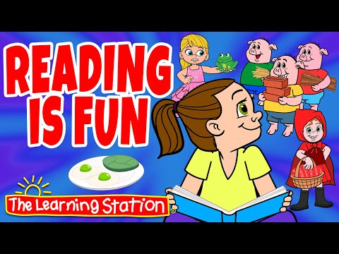 Reading Is Fun ♫ Reading Books ♫ Kids Learning ♫ Kids Songs by The Learning Station