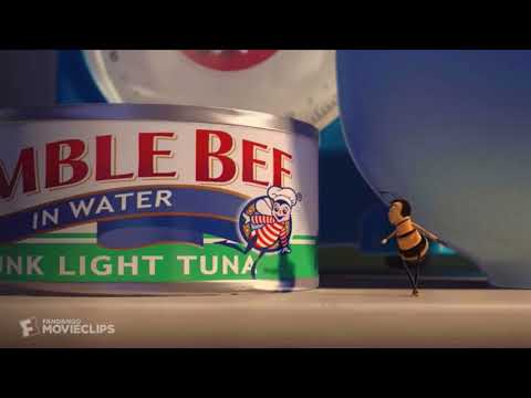 A entire bee movie scene but there are random sounds that have nothing to do with the video. Yup....