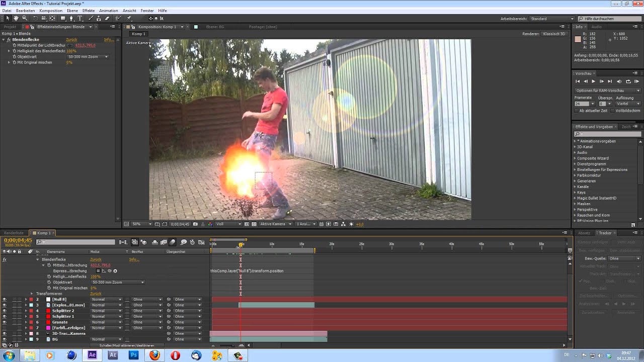 3D-Explosion-Tutorial // Adobe After Effects (CS6) // AndreasM7 // Teil 3