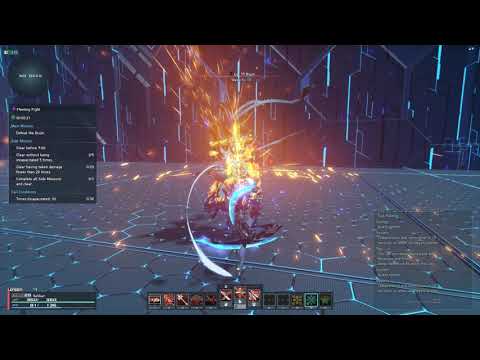 PSO2 NGS - Fleeting Fight Bujin FiHu Twin Daggers Solo 0:41