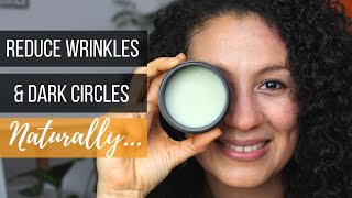 EASIEST DIY eye cream for DARK CIRCLES & fine lines | 100% from nature🍃 | Make it ZERO waste 🌎