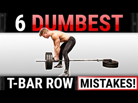 6つの間抜けなT-Bar Rowの間違いはあなたの背中の成長を妨害する!これらをやめよう! (6 Dumbest T-Bar Row Mistakes Sabotaging Your Back Growth! STOP DOING THESE!)