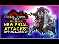 Monster Hunter Rise Sunbreak - Charge Blade NEW PHIAL ATTACK! New CB Gameplay, Silkbinds & Skills