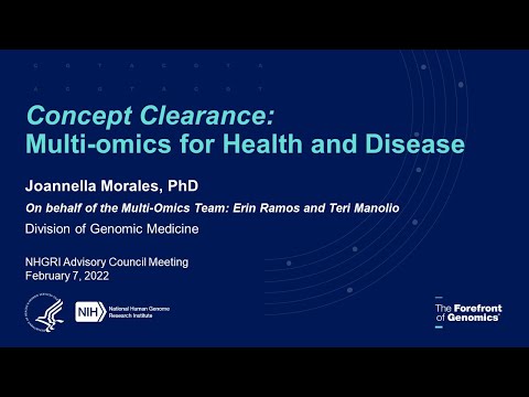 Concept Clearance: Multi-Omics for Health and Disease - Joannella Morales