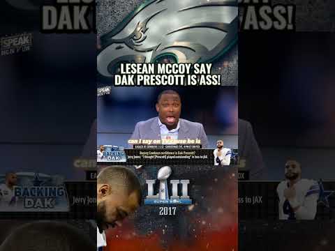 Lesean Mccoy Calls Dak Prescott ASS! DESTROYS HIM ON LIVE TV