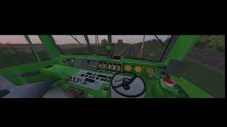 Scena z Runway train pociągiem towarowym TME456602 bez podlączonego przewodu hamulcowego.