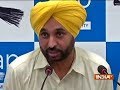 Kejriwal apologises to Majithia AAP leader Bhagwant Mann resigns from his party post in Punjab